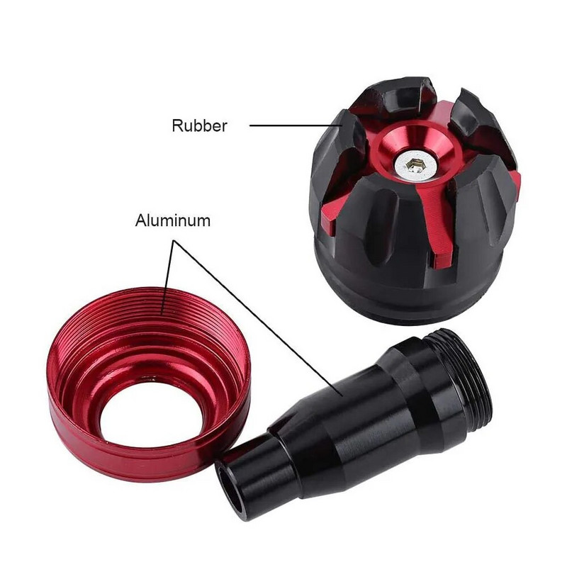 Motocikla aizsardzības stieņa dzinēja pretkrišanas rāmja slīdņa vāciņš M8 8 mm skrūves universāls pretavārijas sadursmes krišanas aizsargs