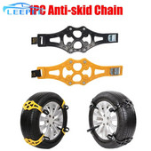Snow Snap Skid Wheel ketid 1tk/komplekt Winter Roadway Safety Rehv Topeltpandlaga TPU ketid Reguleeritav auto libisemisvastane ohutus
