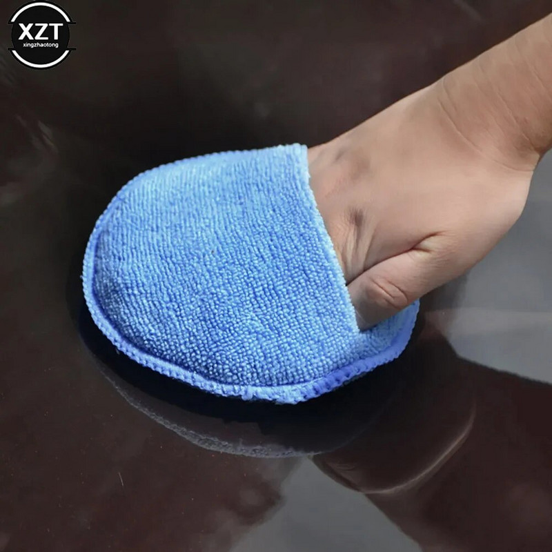 1 τμχ Μαλακό σφουγγάρι εφαρμογής κεριού αυτοκινήτου από μικροΐνες για γυάλισμα σφουγγάρι για εφαρμογή και αφαίρεση κεριού Auto Care Polish Foam Sponge