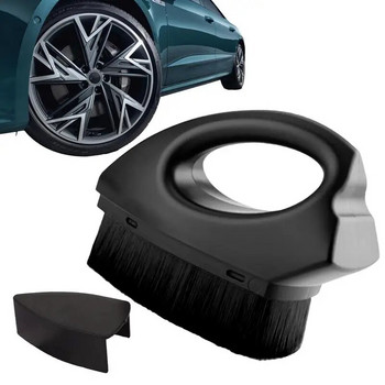 Βούρτσα καθαρισμού ελαστικών λεπτομέρειας τροχού αυτοκινήτου Φορητή βούρτσα ελαστικών Εργαλεία καθαρισμού πλήμνης τροχού Φορτηγό μοτοσυκλέτα ελαστικών πλυντηρίου