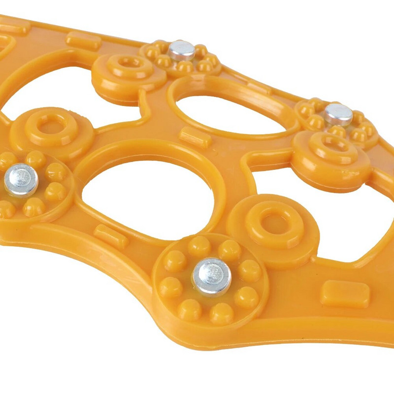 Snow Snap Skid Αλυσίδες τροχού 1 τεμ./σετ Αλυσίδες TPU διπλής πόρπης Χειμερινό ελαστικό αυτοκινήτου Ασφάλεια αυτοκινήτου Αντιολισθητική ασφάλεια Ρυθμιζόμενη