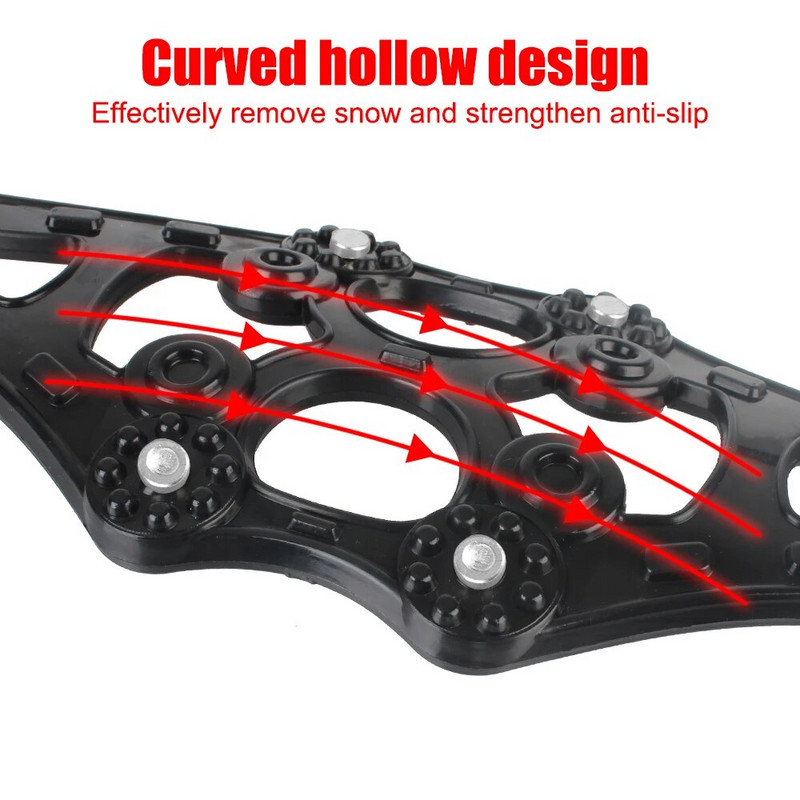 Snow Snap Skid Αλυσίδες τροχού 1 τεμ./σετ Αλυσίδες TPU διπλής πόρπης Χειμερινό ελαστικό αυτοκινήτου Ασφάλεια αυτοκινήτου Αντιολισθητική ασφάλεια Ρυθμιζόμενη