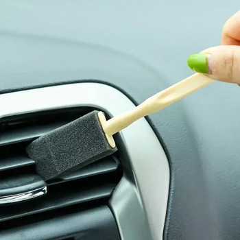 Четки за почистване на гъба за автомобили Четка за вентилационни отвори на климатици за автомобили Автоматично почистване на решетка Автоматични детайли Щори Четка за прах Почистване на автомобили