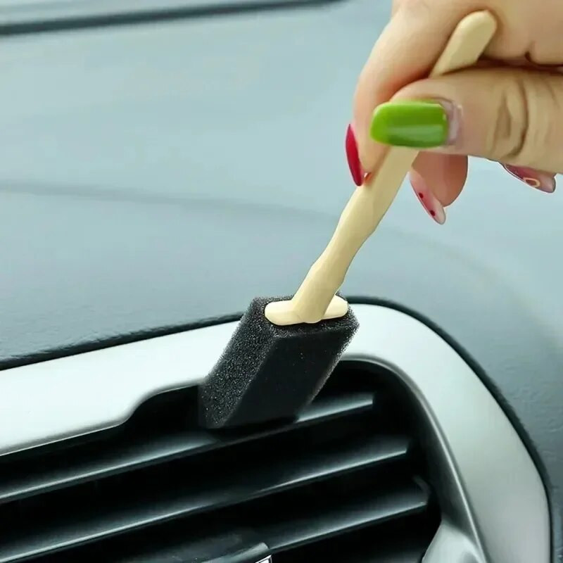 Auto sūkļu tīrīšanas birstes Auto gaisa kondicionieris Vent Brush Auto Režģu tīrītājs Auto Detaļu Žalūzijas Duster Brush Auto tīrīšana