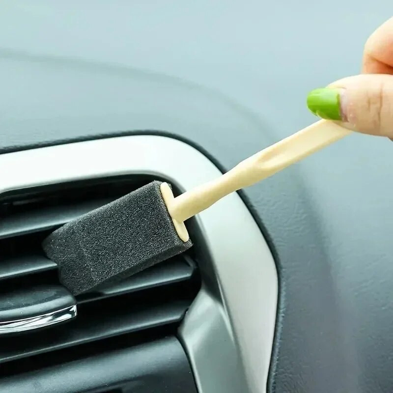 Auto sūkļu tīrīšanas birstes Auto gaisa kondicionieris Vent Brush Auto Režģu tīrītājs Auto Detaļu Žalūzijas Duster Brush Auto tīrīšana