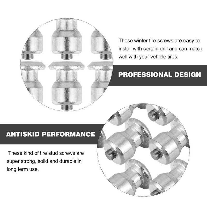 50 τμχ Ελαστικά Χειμερινά ωτία τροχού Βίδες ελαστικών Αντιολισθητικές αιχμές Καρφιά ελαστικών Καρφιά αυτοκινήτου