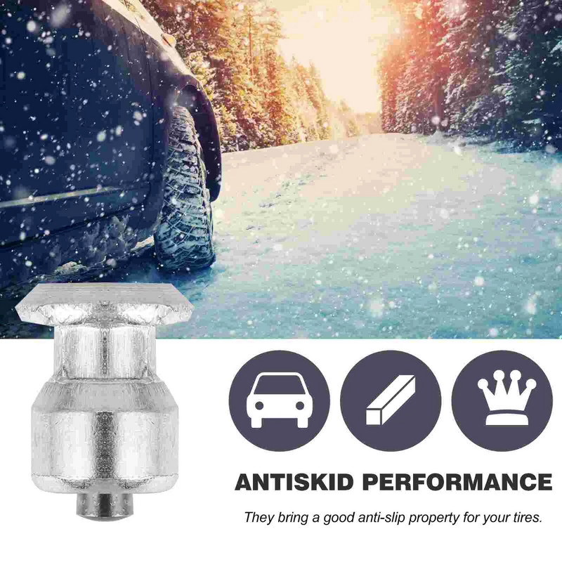 50 τμχ Ελαστικά Χειμερινά ωτία τροχού Βίδες ελαστικών Αντιολισθητικές αιχμές Καρφιά ελαστικών Καρφιά αυτοκινήτου