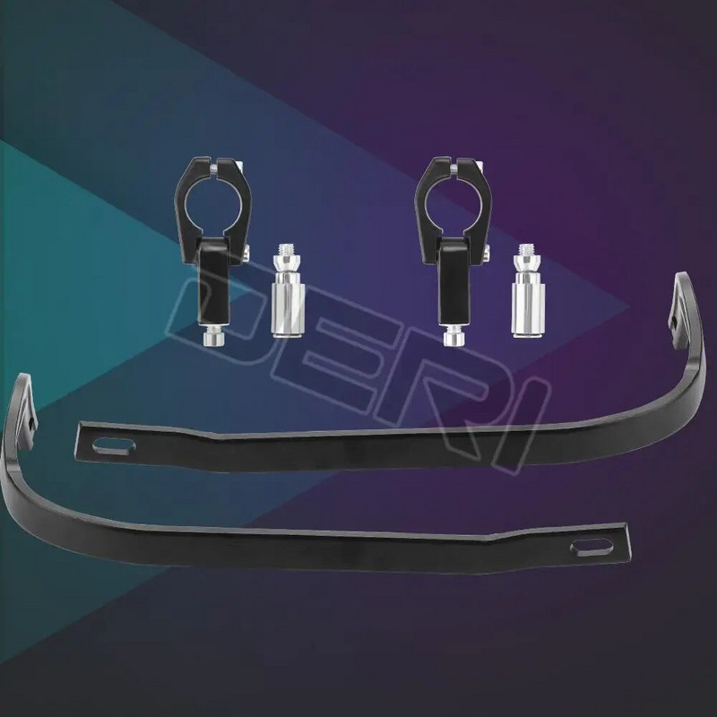 Alumiiniumist mootorratta käekaitse, must sinine