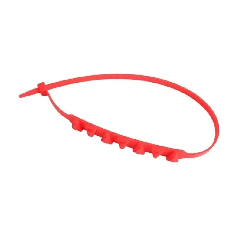 Sniego dviračio motociklo neslystantis avarinis saugos diržas universalus, lengvai nuimamas trikampis neslystantis grandinės motociklo automobilių priedai