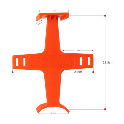 Bracket ABS Fork Guard vedrustus Motocross Protection Mootorratta amortisaator Transport Protector Trakside alus