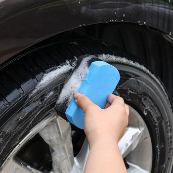 Σφουγγάρια πλυσίματος αυτοκινήτου Μπλοκ τριών επιπέδων μεγάλου κυμάτων σφουγγάρι πλυσίματος αυτοκινήτων σφουγγάρι υψηλής πυκνότητας σφουγγάρι κηρήθρας Universal εργαλείο καθαρισμού αυτοκινήτου