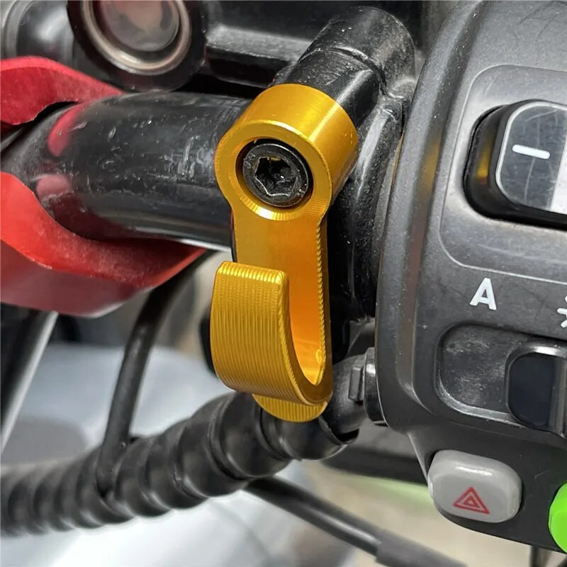 Universaalne mootorratta konks alumiiniumsulamist kiivri konks ühe auguga konks mustuse jalgratta elektrilise tõukeratta mootorratta jaoks