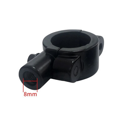 Mootorratta tahavaate juhtraua peegli kinnituse hoidiku adapteri klambri alus 8 mm 10 mm 7/8" must alumiinium universaalne mootorratta tööriist