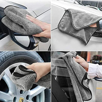 1/3 ΤΕΜ. Microfiber Twist πετσέτα πλυσίματος αυτοκινήτου Επαγγελματικές πετσέτες καθαρισμού αυτοκινήτου για στεγνωτήριο για πλύσιμο αυτοκινήτων Γυάλισμα με κερί Λεπτομέρειες