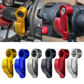Cârlig cu o singură gaură pentru căști Cârlig universal CNC din aliaj de aluminiu Suport cârlig pentru geanta pentru cască pentru scuter electric Dirt Bike