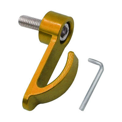 Cârlig cu o singură gaură pentru căști Cârlig universal CNC din aliaj de aluminiu Suport cârlig pentru geanta pentru cască pentru scuter electric Dirt Bike