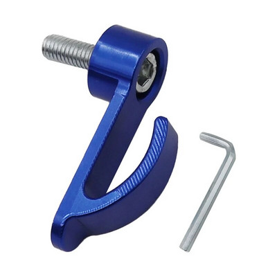 Cârlig cu o singură gaură pentru căști Cârlig universal CNC din aliaj de aluminiu Suport cârlig pentru geanta pentru cască pentru scuter electric Dirt Bike