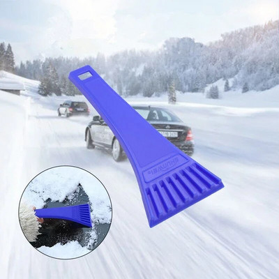 Automašīnas sniega lāpsta ledus skrāpju tīrīšanas rīks transportlīdzekļa vējstikla auto sniega tīrīšanas līdzekļa tīrīšanai ziemas automašīnu piederumu noņemšanai