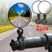 1/2 komada retrovizora Nosač upravljača bicikla motocikla Rotacija od 360 Podesivi širokokutni modificirani konveksni reflektor ogledala