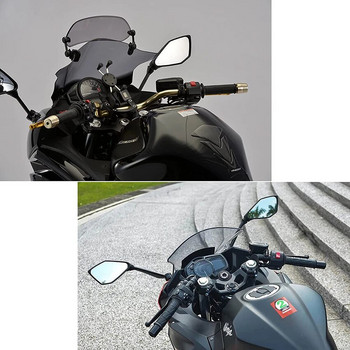 Мотоциклетни огледала за обратно виждане за Kawasaki 2018-2021 Ninja 400 / 2011-2018 Ninja 250 ZX 6R 636 650 300R EX300 Странично огледало за преглед