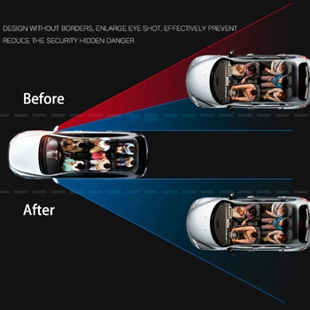 2Pcs HD стъклено автомобилно огледало за мъртва точка Автомобилен мотоциклет 360° регулируеми широкоъгълни огледала за обратно виждане Екстра кръгли дропшиппинг