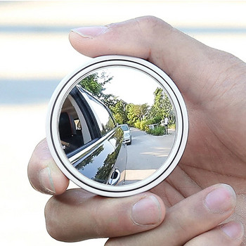 2 τμχ HD γυαλί Αυτοκινήτου Καθρέφτης Τυφλού Σημείου Αυτοκινήτου Μοτοσικλέτας Ρυθμιζόμενοι 360° Ευρυγώνιοι Καθρέφτες Οπισθοπορείας Extra Round DropShipping