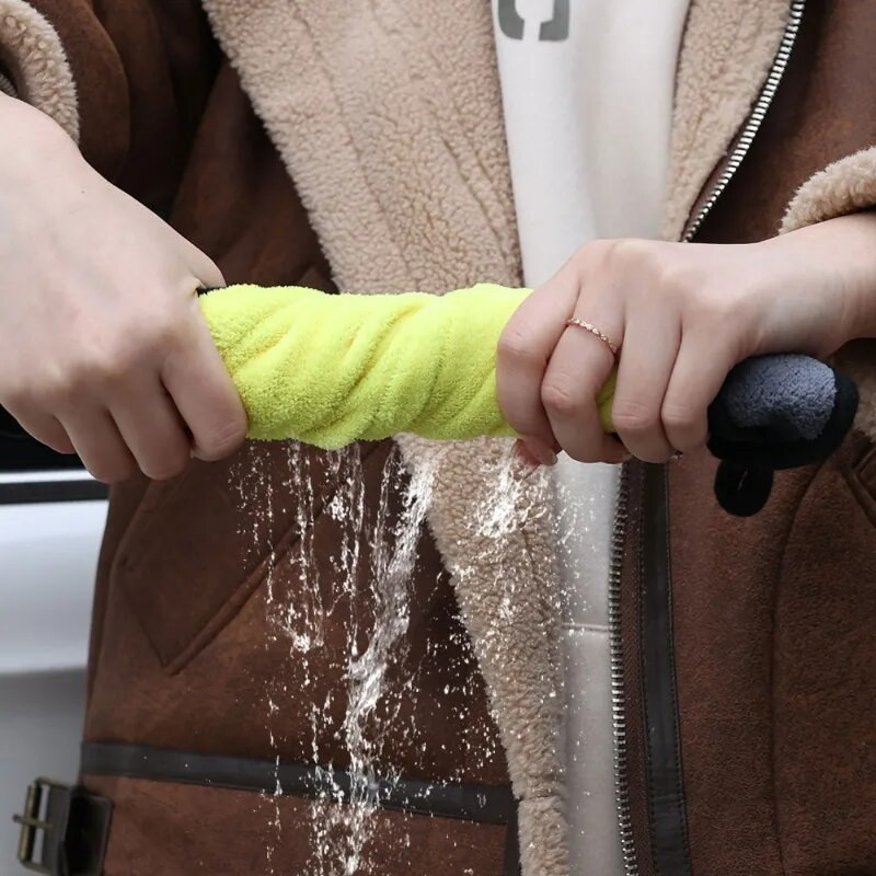 Mikrokiust kuivatuslapp Beauty Super imav puhastusrätik Professionaalne volditud servaga autopesula hoolduslapp autopesutarvikud