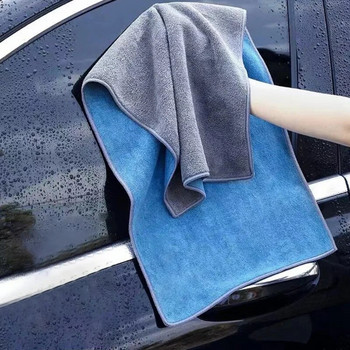 35*75 см микрофибърна кърпа за автомивка Уплътняваща абсорбираща вода детайли на автомобилно стъкло Чист парцал Автомобилна кърпа за почистване на външно стъкло
