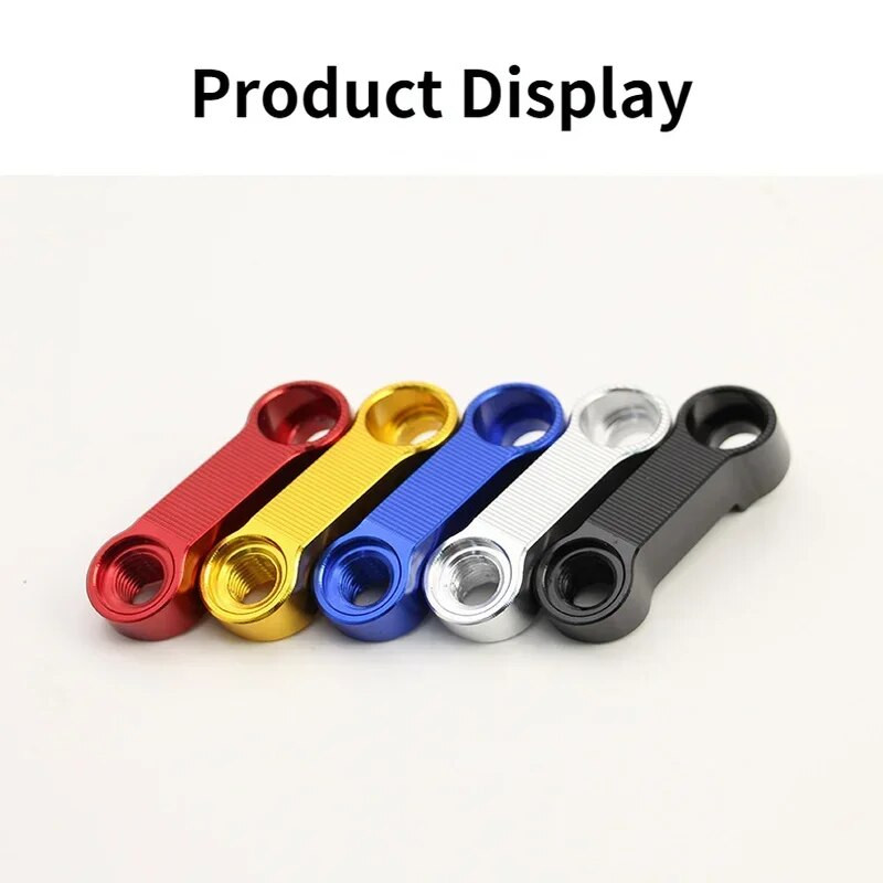 2 TK universaalne mootorratta tahavaatepeegli pikendus tõusutoru pikendusadapter, modifitseeritud eesmine ülekandealuse laiendusklamber