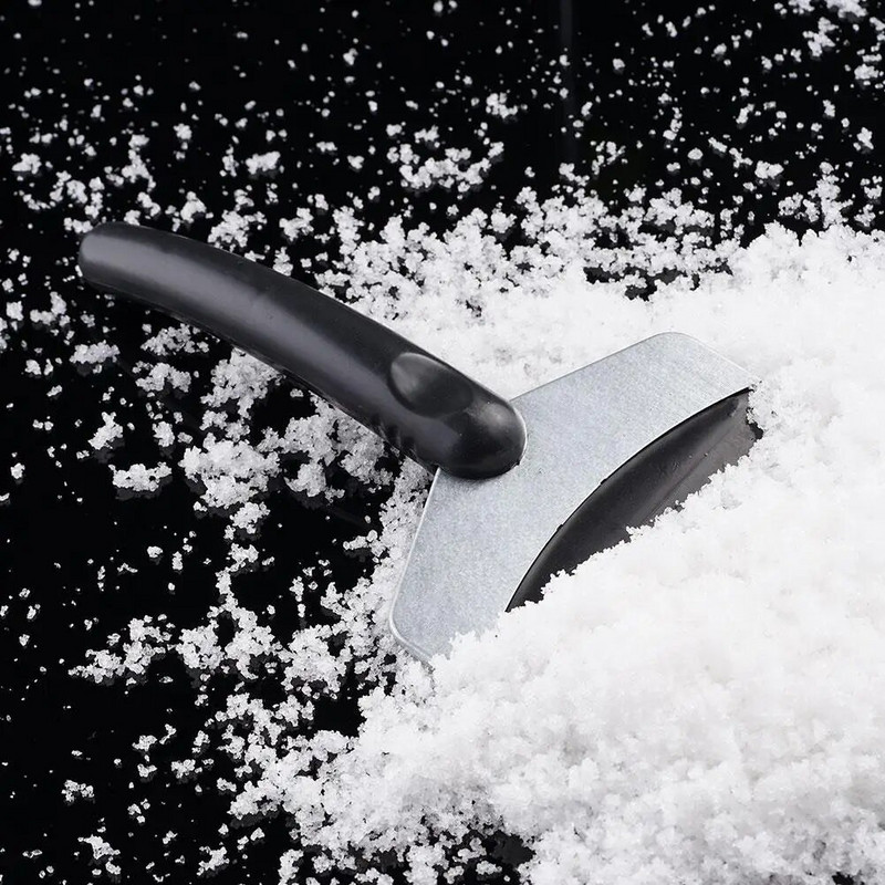 Hordozható többfunkciós rozsdamentes acél autós lapát Frost Ice üveg szélvédő autó téli kaparószerszámok eltávolító tisztítás S6H6