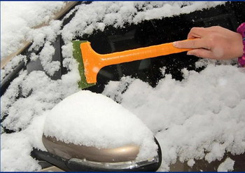 Αυτοκίνητο Ice Snow Scraper Παράθυρο αυτοκινήτου Παρμπρίζ καθαρό Snow Remover Φτυάρι Deicer Spade Deiceing Cleaning Scraping Scraping