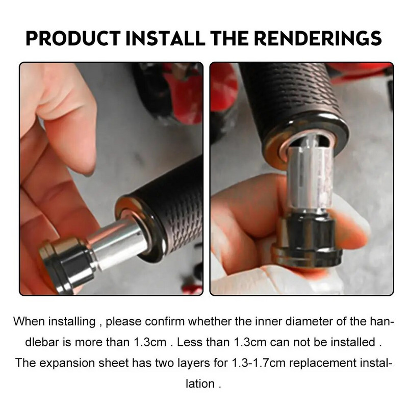 Motorkerékpár-visszapillantó tükrök átlátszó üveg robogórúd vég Kormánytükör Módosított fordított hátsó tükör motorkerékpár-tartozékok