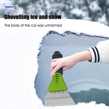Практична стъргалка за размразяване Преносима автомобилна лопата за сняг Спестяваща труд автоматична лопата за размразяване на предното стъкло Размразяване