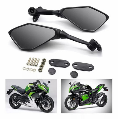 Motocikla atpakaļskata spogulis priekš Kawasaki Ninja 250 250SL 300 ZX6R H2R 2013-2016 NINJA 400 650 1000 2017-2020 Moto RearView