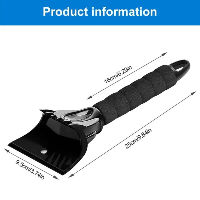 Sniega ledus skrāpis Auto vējstikla ledus noņemšanas līdzeklis Auto logu tīrīšanas rīks Ziemas automašīnu mazgāšanas piederumi Sniega tīrīšanas un sala noņemšanas līdzeklis