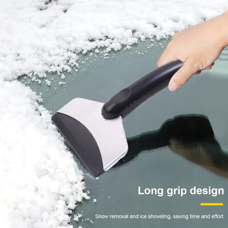 Automašīnas sniega skrāpju lāpstas noņemšanas līdzeklis Ledus sniega skrāpis Vējstikls Ātra tīrīšana Stiklu tīrīšana Skrāpēšanas rīki Auto ziemas piederumi