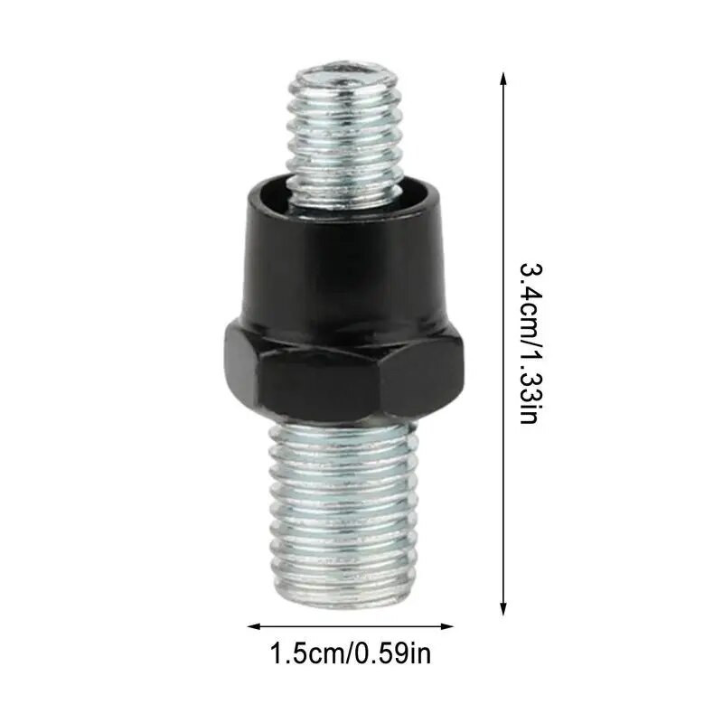 Tahavaatepeegli kinnituskruvid Parem vasak käsi Keer Päripäeva Kellavastane Konversioonipolt Kruvid Kinnitustööriist mootorrattale