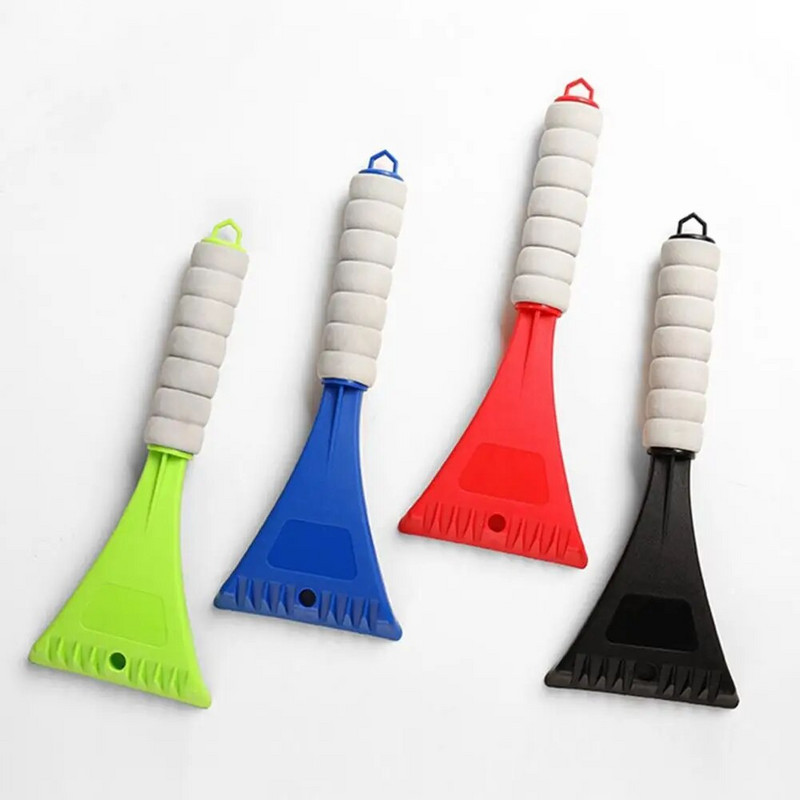 Eva rokturi sniega lāpsta Auto sniega lāpsta Lieljaudas automašīnu ledus skrāpis ar pakarināmu pretslīdes rokturi, daudzfunkcionāls priekš vējstikla