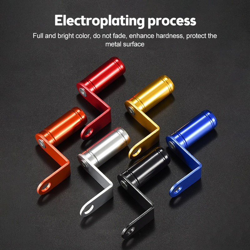 Motociklu piederumi Atpakaļskata spoguļa stiprinājuma pagarinātāja kronšteina turētāja Motocikla piederumu stiprinājums Triumph Suzuki Kawasaki