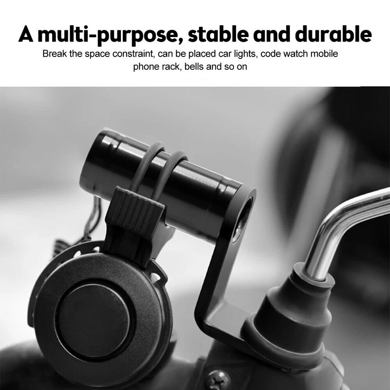 Motociklu piederumi Atpakaļskata spoguļa stiprinājuma pagarinātāja kronšteina turētāja Motocikla piederumu stiprinājums Triumph Suzuki Kawasaki