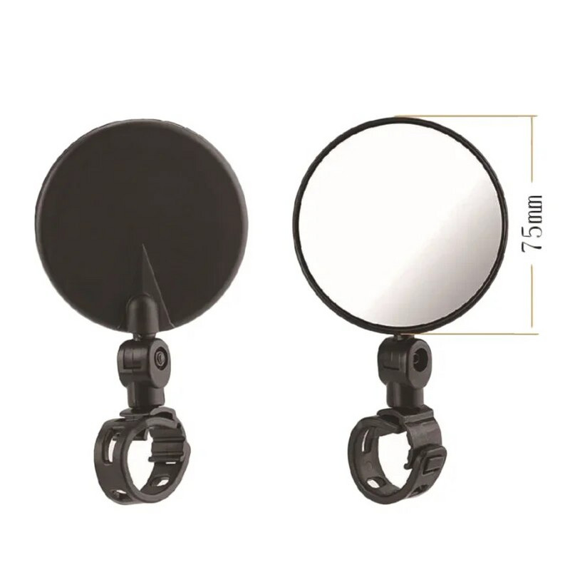 Βάση τιμονιού καθρέφτη οπισθοπορείας ποδηλάτου 360 Ρυθμιζόμενος ρυθμιζόμενος ανακλαστήρας ευρυγώνιου κυρτού καθρέφτη