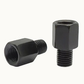 Rolleri mootorratta must peegli adapter M10 M8 10 mm 8 mm tahavaatepeeglite adapterid parema vasaku käe keerme teisenduspoldi kruvid