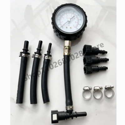 Fuel Pressure Test Kit - Fuel Pressure Gauge - 0-100PSI Fuel Injection Pump Pressure Tester Gauge Kit for Car, Motorcycle,