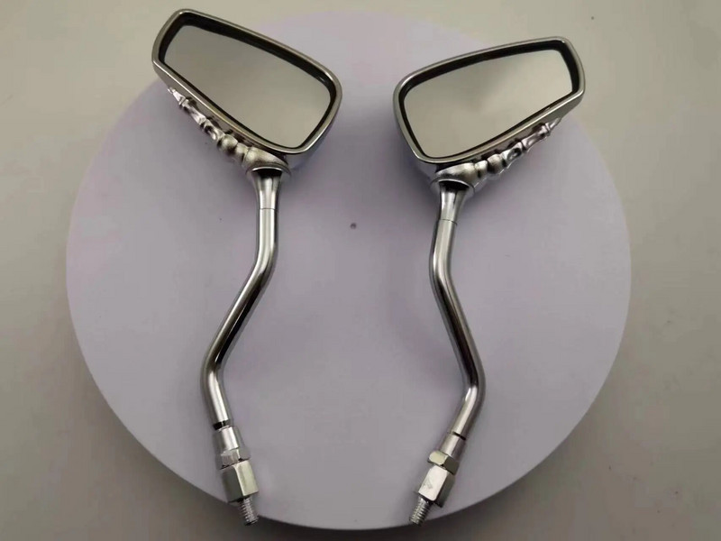 UUS 2tk universaalne mootorratta tõukeratas tagumise küljepeegli modifikatsiooniga kolju varje tahavaatepeeglid