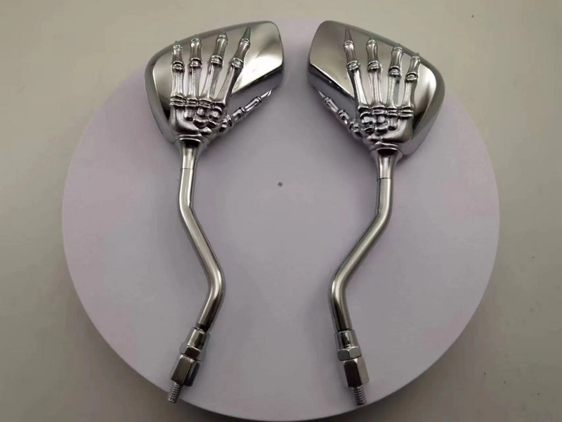 UUS 2tk universaalne mootorratta tõukeratas tagumise küljepeegli modifikatsiooniga kolju varje tahavaatepeeglid