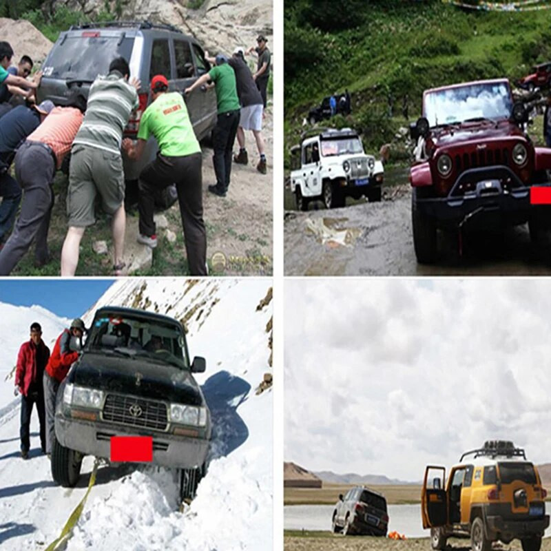 Ιμάντας ιμάντα σχοινιού ρυμούλκησης αυτοκινήτου βαρέως τύπου Ιμάντας από νάιλον υψηλής αντοχής με ισχυρό μεταλλικό καλώδιο ρυμούλκησης γάντζου για ρυμουλκούμενο