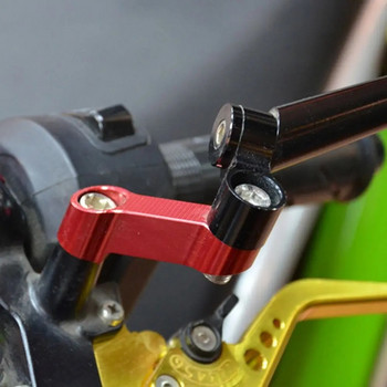 2PCS Издръжливи аксесоари за мотоциклети Мотоциклет с винт Удължаване на адаптера Скоба Огледала за обратно виждане Удължение Щранг Трансферна основа