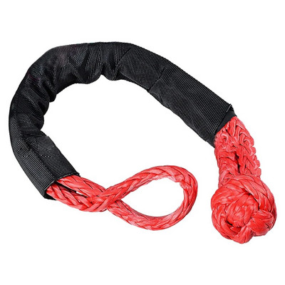 Minkštos apkabos sintetinis lynas bekelėje 38 000 Lbs 1/2" X 22 colių vilkties diržo gervė, skirta automobilio priekabai keturračiams UTV visureigiams atkurti