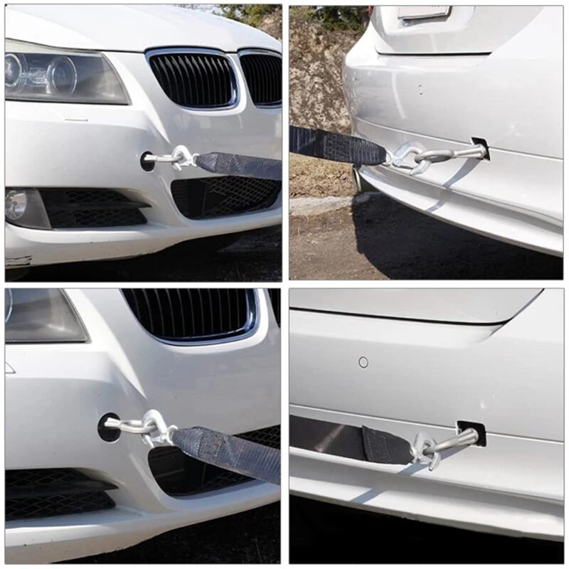 Kulumiskindel haagise paadi vintsi rihm 4/6 meetrit sõiduki hädaabi päästeköis rihm Paadi transport fikseeritud köis