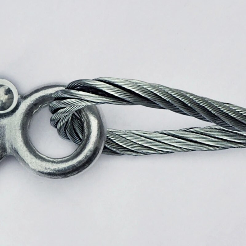 Automobil, vozilo, čamac, uže za vuču od čelične žice, remen za vuču od čelične sajle za hitne slučajeve, uže za izvlačenje s kukom 5 tona 4 m